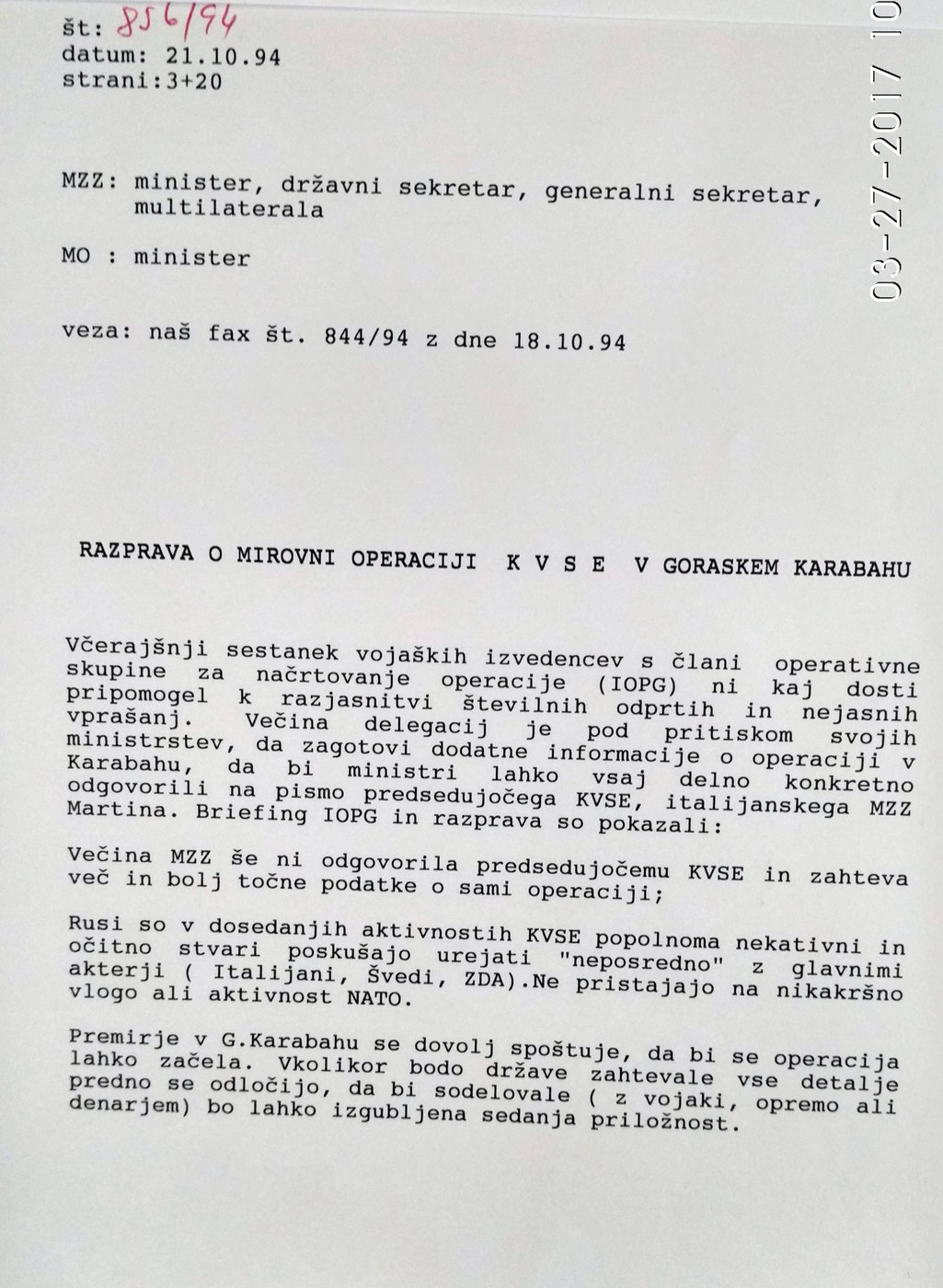 21. oktober 1994
